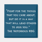 Nochtans beruchte RBG Citaat Magnet (Voorkant)