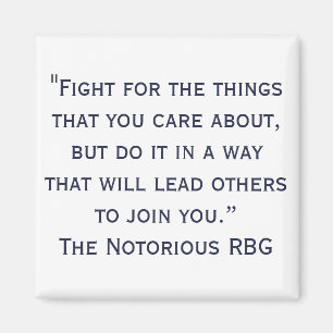 Nochtans beruchte RBG Citaat Magnet
