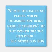 Nochtans beruchte RBG Citaat Magnet (Voorkant)