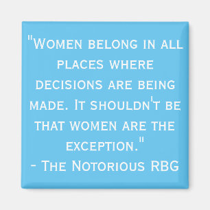 Nochtans beruchte RBG Citaat Magnet