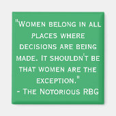 Nochtans beruchte RBG Citaat Magnet (Voorkant)