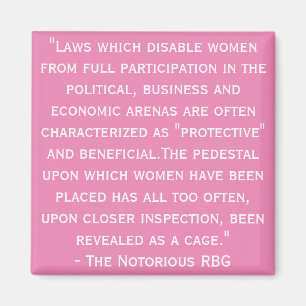 Nochtans beruchte RBG Citaat Magnet