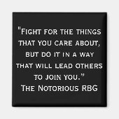 Nochtans beruchte RBG Citaat Magnet (Voorkant)