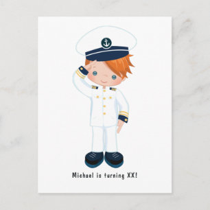 Nochtans Nautical Birthday Party Briefkaart
