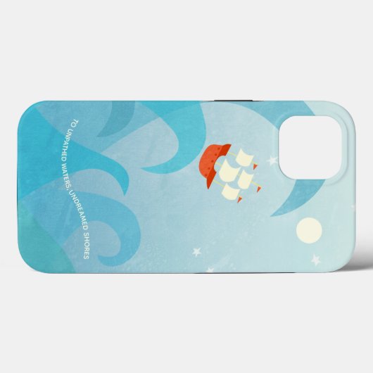 Nochtans-reddingboet Citaat Case-Mate iPhone Case (Achterkant (horizontaal))