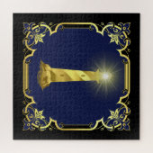 Nochtans-vuurtoren Legpuzzel (Horizontaal)