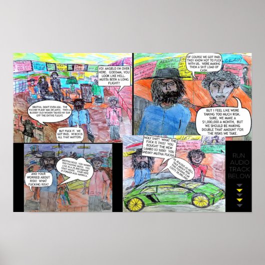 NOCKLIST COMICS - DE ARRIVAL POSTER (Voorkant)