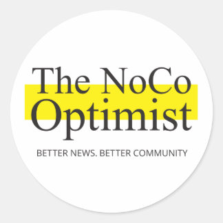 NoCo Optimist-sticker Ronde Sticker