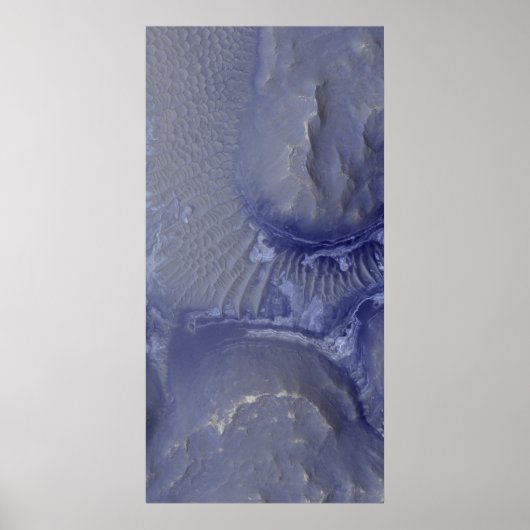 Noctis Labyrinthus formatie op Mars Poster (Voorkant)