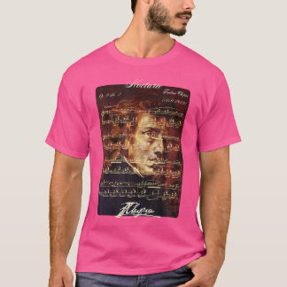 Nocturn Op. 9 No. 2 Frederic Chopin Signature Port T-shirt