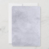 Nocturnal Bloemen Navy Blauw & Grijs Verjaardagsfe Kaart (Achterkant)