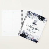 Nocturnal Bloemen Waterverf Chique Huwelijksplanne Planner (Display)