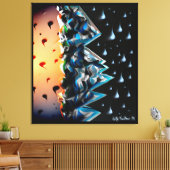 Nocturnal Canvas Afdruk (Insitu (Woonkamer))