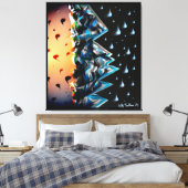 Nocturnal Canvas Afdruk (Insitu (Slaapkamer))