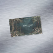 Nocturnal Enchanted Forest en Bloemen Magnetisch Visitekaartje (Voorbeeld)