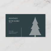 Nocturnal Enchanted Forest en Bloemen Visitekaartje (Achterkant)