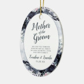 Nocturnal Floral Aan de Moeder van de bruidegom Qu Keramisch Ornament (Links)