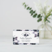 Nocturnal Floral Vrijgezellenfeest Gift Registry Informatiekaartje (Staand voorkant)