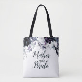 Nocturnal Floral Waterverf Moeder van de bruid Tote Bag (Voorkant)