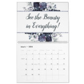 Nocturnal Floral Waterverf van uw aangepaste offer Kalender (Mar 2026)