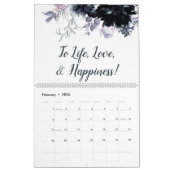 Nocturnal Floral Waterverf van uw aangepaste offer Kalender (Feb 2026)