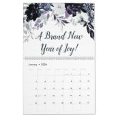 Nocturnal Floral Waterverf van uw aangepaste offer Kalender (Jan 2026)