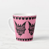 Nocturnal Revelry: Vampier's Halloween Bash Latte Mok (Linkerhoek)