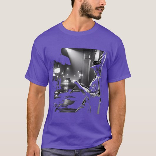 Nocturnal Secrets A Noir Street Reading friends T-shirt (Voorkant)