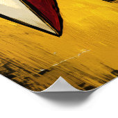 Nocturnal Signal  Contemporary Abstract Expression Poster (Hoek)