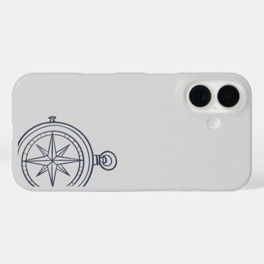 Nocturnal Study dark academia compass   Case-Mate iPhone Case (Achterkant (horizontaal))