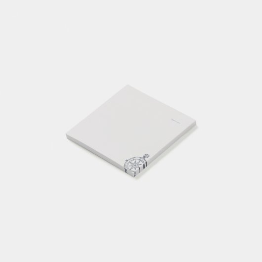 Nocturnal Study dark academia compass   Post-it® Notes (Schuin)