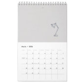 Nocturnal Study dark academia Pocket Watch    Kalender (Mar 2026)