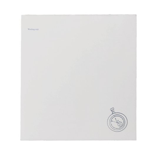 Nocturnal Study dark academia Pocket Watch    Notitieblok (Voorkant)