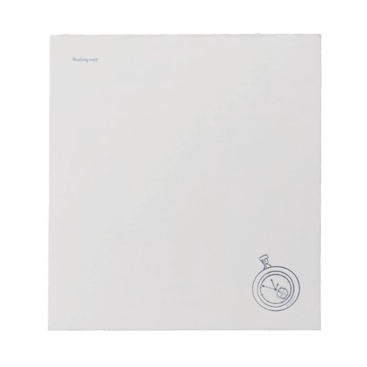 Nocturnal Study dark academia Pocket Watch    Notitieblok (Voorkant)