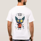 Nocturnale Fout Grappig Vampier Alien Karakter Gi T-shirt (Achterkant)