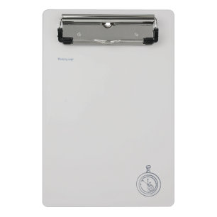 Nocturnale studie donkere academische zakhorloge mini klembord