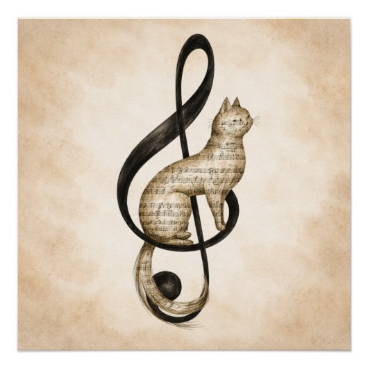 Nocturne - A study in music and silence Perfect Poster (Voorkant)