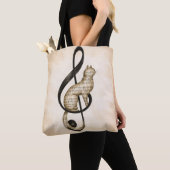 Nocturne A study in music and silence Tote Bag (Dichtbij)