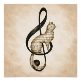 Nocturne - Een studie in muziek en stilte Perfect Poster