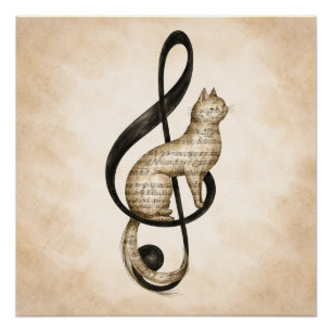Nocturne - Een studie in muziek en stilte Perfect Poster
