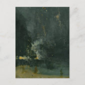 Nocturne in Black en Gold, de Falling Rocket Briefkaart (Voorkant)