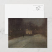 Nocturne in grijs en goud door Whistler Briefkaart (Voorkant / Achterkant)
