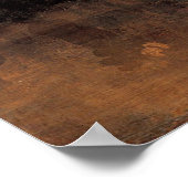 Nocturne in het zwart en gouden de afvallende Rock Poster (Hoek)