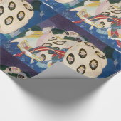 NOCTURNE MET MASKS/Art Deco Venetian Masquerade Cadeaupapier (Hoek)