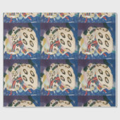 NOCTURNE MET MASKS/Art Deco Venetian Masquerade Cadeaupapier (Vlak)