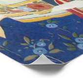 NOCTURNE MET MASKS/Art Deco Venetian Masquerade Poster (Hoek)