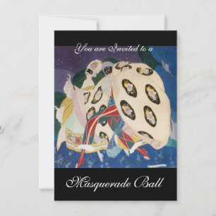 NOCTURNE MET MASKS, MARDI GRAS MASQUERADE BALL KAART