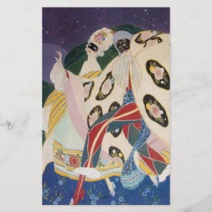 NOCTURNE MET MASKS/Venetiaanse Masquerade Briefpapier