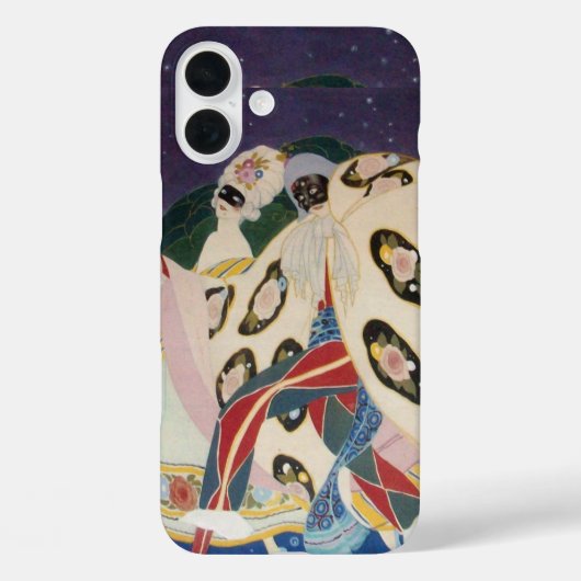 NOCTURNE MET MASKS/Venetiaanse Masquerade Case-Mate iPhone Case (Achterkant)