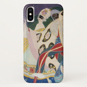 NOCTURNE MET MASKS/Venetiaanse Masquerade iPhone X Hoesje